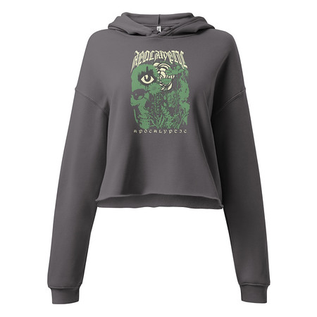 [ID: 317-G96] Apocalypse Women's Cropped Hoodie
