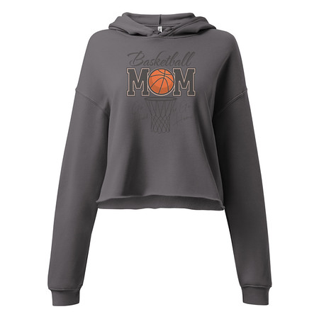 [ID: 317-G148] Basketball Mom - Mother's Day Women's Cropped Hoodie