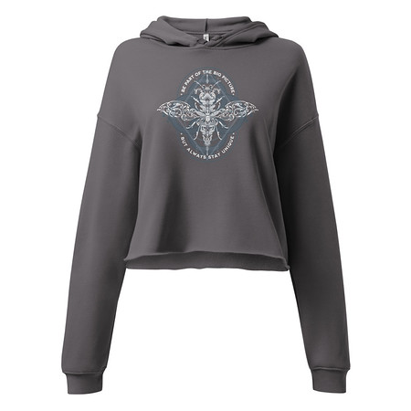 [ID: 317-G159] Be Part of the Big Picture - Insect Women's Cropped Hoodie