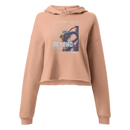 [ID: 317-G198] Beyond Supernova Women's Cropped Hoodie