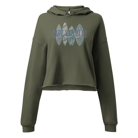 [ID: 317-G245] Board Room Women's Cropped Hoodie