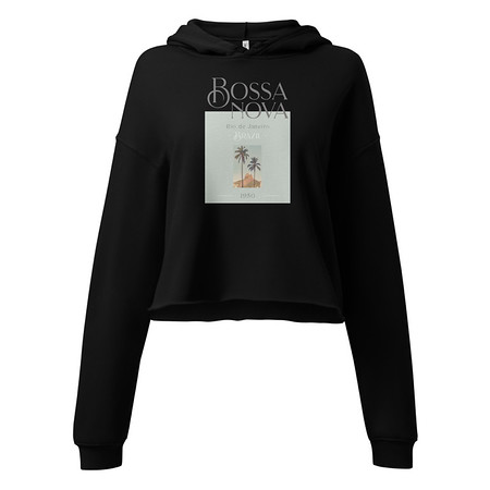 [ID: 317-G271] Bossa Nova Women's Cropped Hoodie