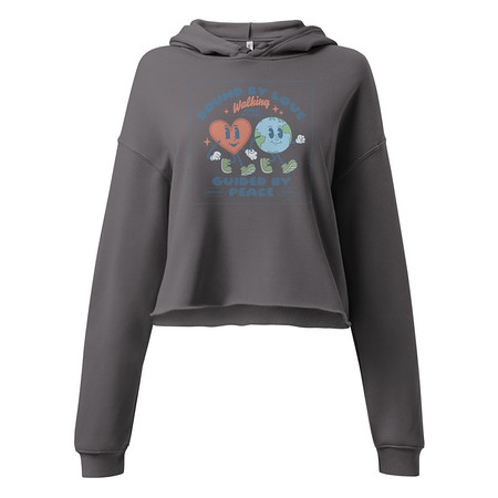 [ID: 317-G272] BOUND BY LOVE Women's Cropped Hoodie