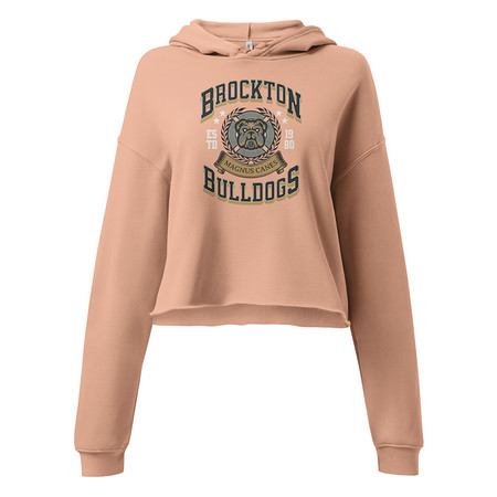 [ID: 317-G286] Brockton Bulldogs Women's Cropped Hoodie