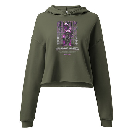 [ID: 317-G310] Calamity Streetwear Women's Cropped Hoodie