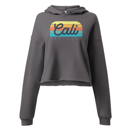 [ID: 317-G311] Cali Surf Camp - Outdoor Women's Cropped Hoodie