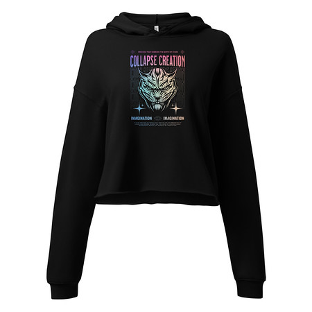 [ID: 317-G406] Collapse Creation Women's Cropped Hoodie