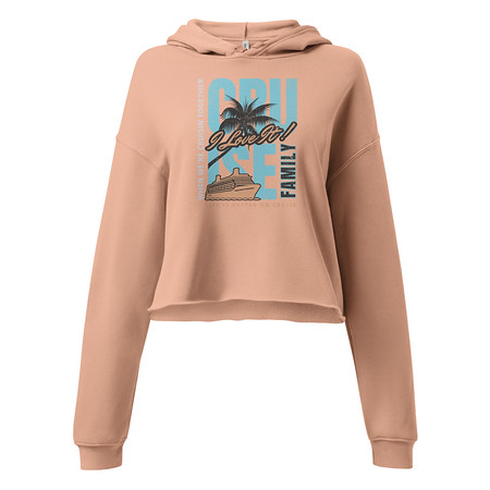 [ID: 317-G440] Cruise Ship Women's Cropped Hoodie