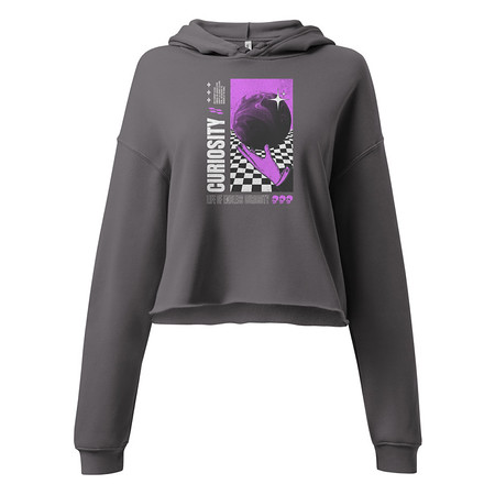 [ID: 317-G442] Curiosity Streetwear Women's Cropped Hoodie