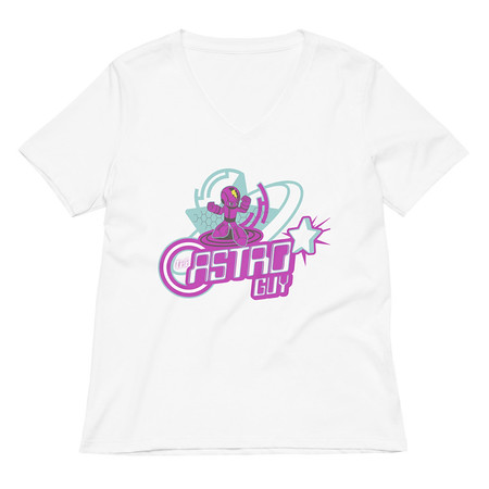 [ID: 782-G107] astro guy Women's Relaxed V-Neck T-Shirt