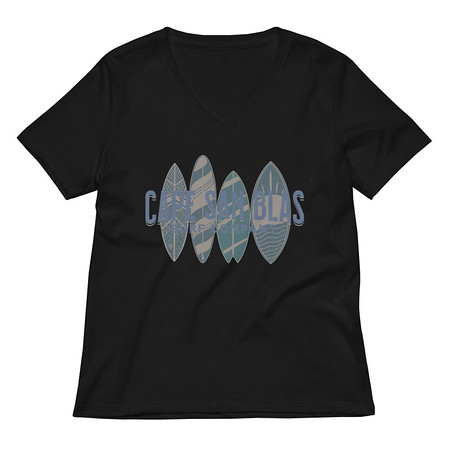 [ID: 782-G245] Board Room Women's Relaxed V-Neck T-Shirt
