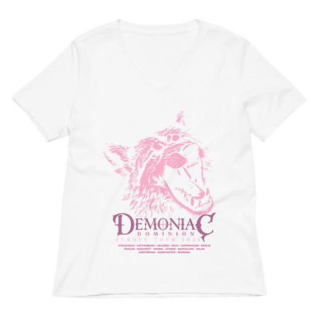 [ID: 782-G487] Demoniac Dominion Women's Relaxed V-Neck T-Shirt