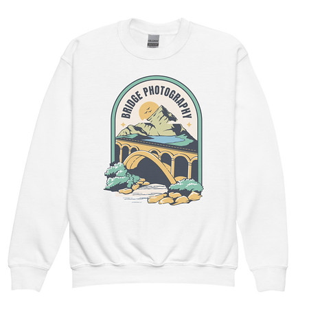 [ID: 677-G285] Bridge Photography - Scenic Youth Crew Neck Sweatshirt