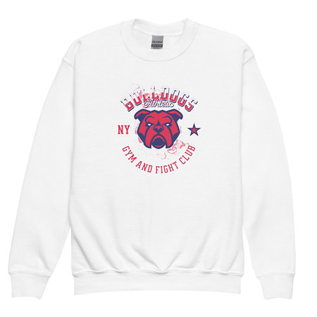 [ID: 677-G295] Bulldogs Athletic - Sports Apparel Youth Crew Neck Sweatshirt