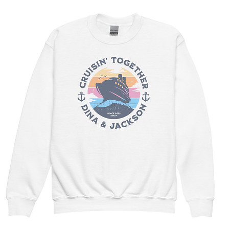 [ID: 677-G441] Cruisin' Together - Cruise Ship Youth Crew Neck Sweatshirt
