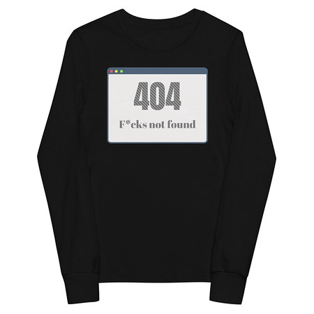 [ID: 511-G7] 404 Youth Long Sleeve Tee
