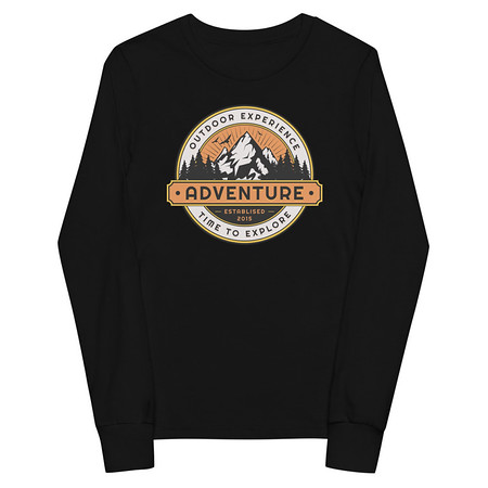 [ID: 511-G26] Adventure - Outdoor Mountain Youth Long Sleeve Tee