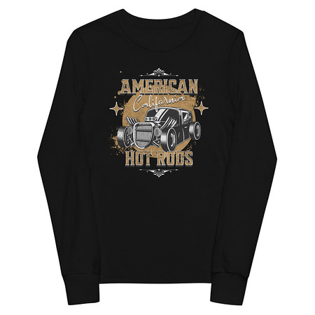 [ID: 511-G73] American Hot Rods Youth Long Sleeve Tee