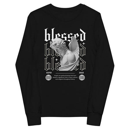 [ID: 511-G81] Angel Youth Long Sleeve Tee
