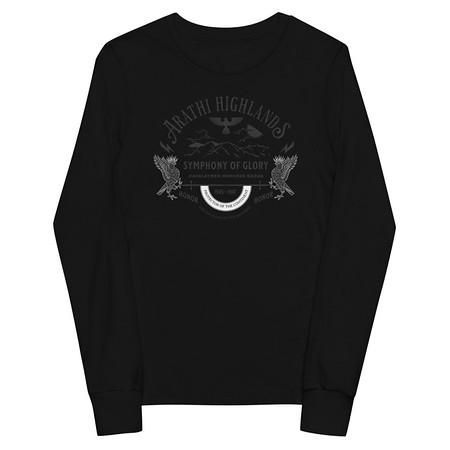 [ID: 511-G98] Arathi Honor Badge - Veteran Youth Long Sleeve Tee