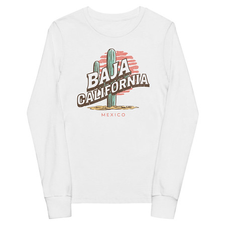 [ID: 511-G132] Baja Cali Mexico Youth Long Sleeve Tee