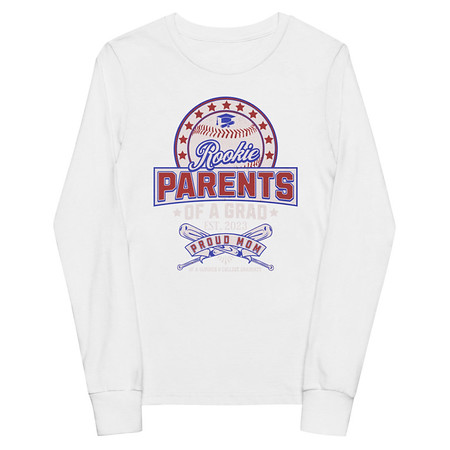 [ID: 511-G143] Baseball Mom Of A Graduate Youth Long Sleeve Tee