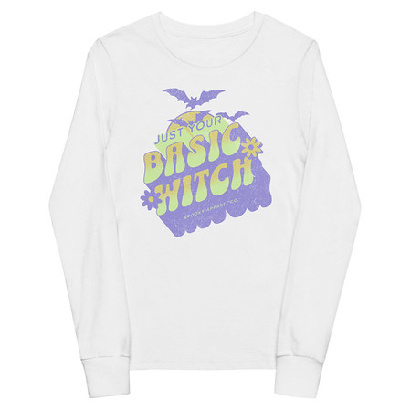 [ID: 511-G146] Basic Witch - Halloween Youth Long Sleeve Tee