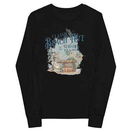 [ID: 511-G166] Beach Hut Youth Long Sleeve Tee