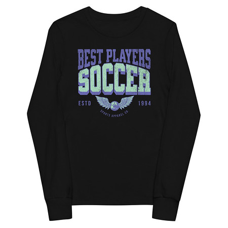 [ID: 511-G190] Best Players Soccer Youth Long Sleeve Tee