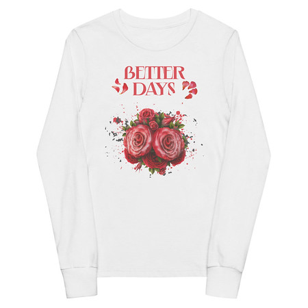 [ID: 511-G193] Better Days Ahead Youth Long Sleeve Tee