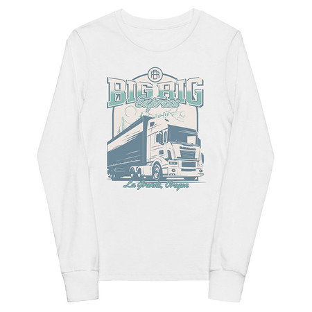 [ID: 511-G202] Big Rig Express Youth Long Sleeve Tee