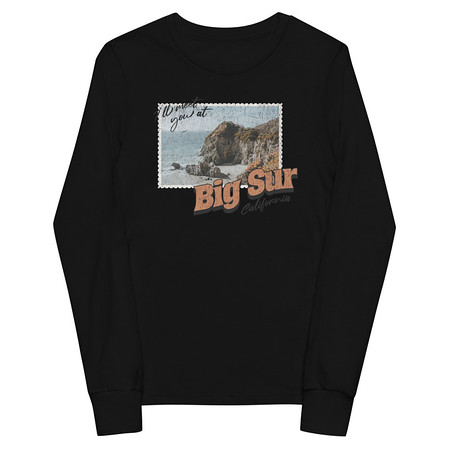 [ID: 511-G205] Big Sur, Cali Youth Long Sleeve Tee