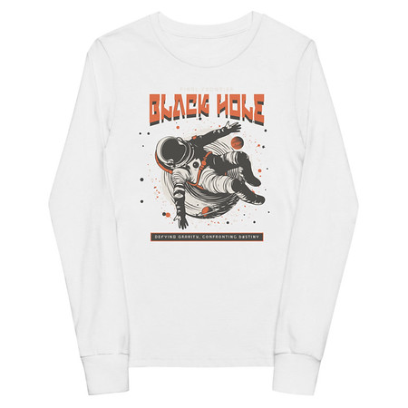 [ID: 511-G224] Black Hole Youth Long Sleeve Tee
