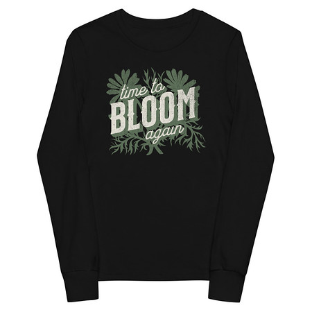 [ID: 511-G239] Bloom Again Youth Long Sleeve Tee