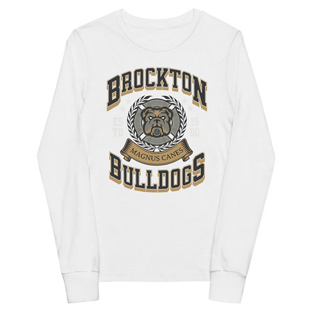 [ID: 511-G286] Brockton Bulldogs Youth Long Sleeve Tee