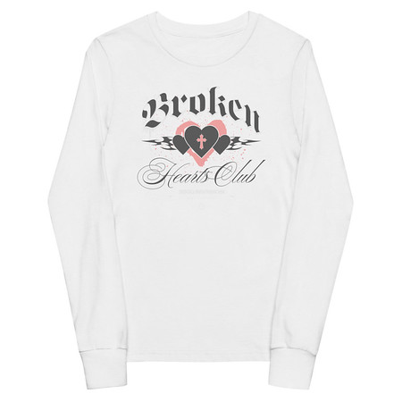 [ID: 511-G287] Broken Hearts Club Youth Long Sleeve Tee