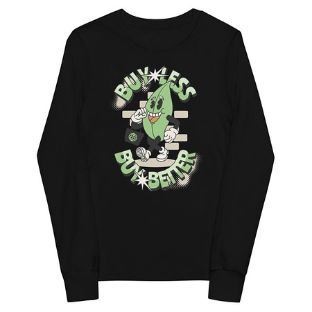 [ID: 511-G303] Buy Less- Buy Better Youth Long Sleeve Tee