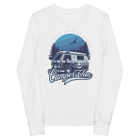 [ID: 511-G323] Campervan Youth Long Sleeve Tee