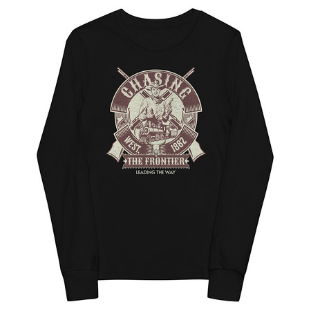 [ID: 511-G360] Chasing the Frontier Youth Long Sleeve Tee