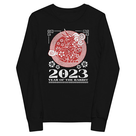 [ID: 511-G368] Chinese Lunar Year - Rabbit Youth Long Sleeve Tee