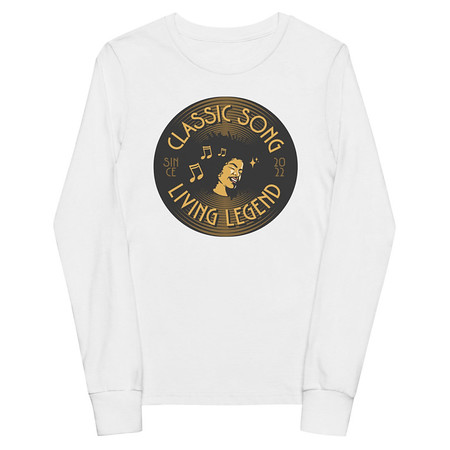 [ID: 511-G385] Classic Song - Music Record Youth Long Sleeve Tee