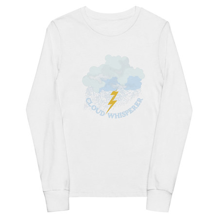 [ID: 511-G387] Cloud Whisperer - Rainy Weather Youth Long Sleeve Tee