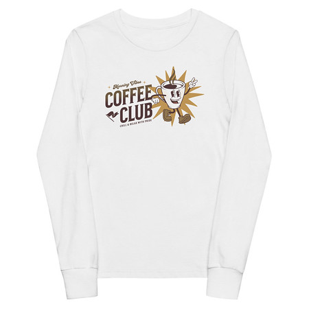 [ID: 511-G396] Coffee Club Youth Long Sleeve Tee