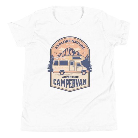 [ID: 307-G29] Adventure Campervan - Outdoor Youth Staple Tee
