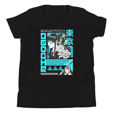 [ID: 307-G35] Aidoru - Japanese Anime Girl Youth Staple Tee