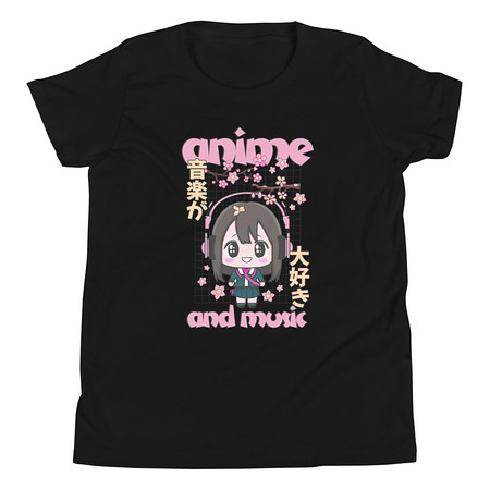 [ID: 307-G86] Anime and Music Youth Staple Tee
