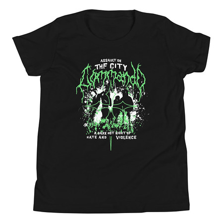 [ID: 307-G105] Assault on the City Youth Staple Tee
