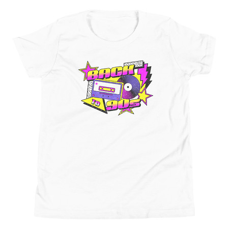 [ID: 307-G123] Back to 90s Youth Staple Tee