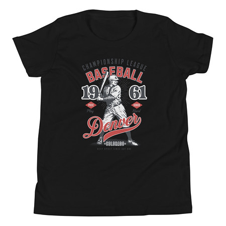[ID: 307-G140] Baseball Championship League - University Sports Team Youth Staple Tee