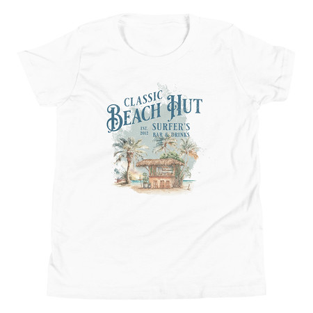 [ID: 307-G166] Beach Hut Youth Staple Tee